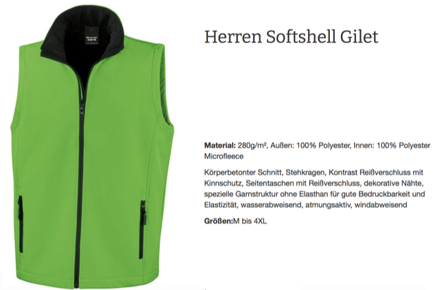 02: Softshell Gilet