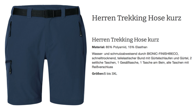 03: Trekking Hose